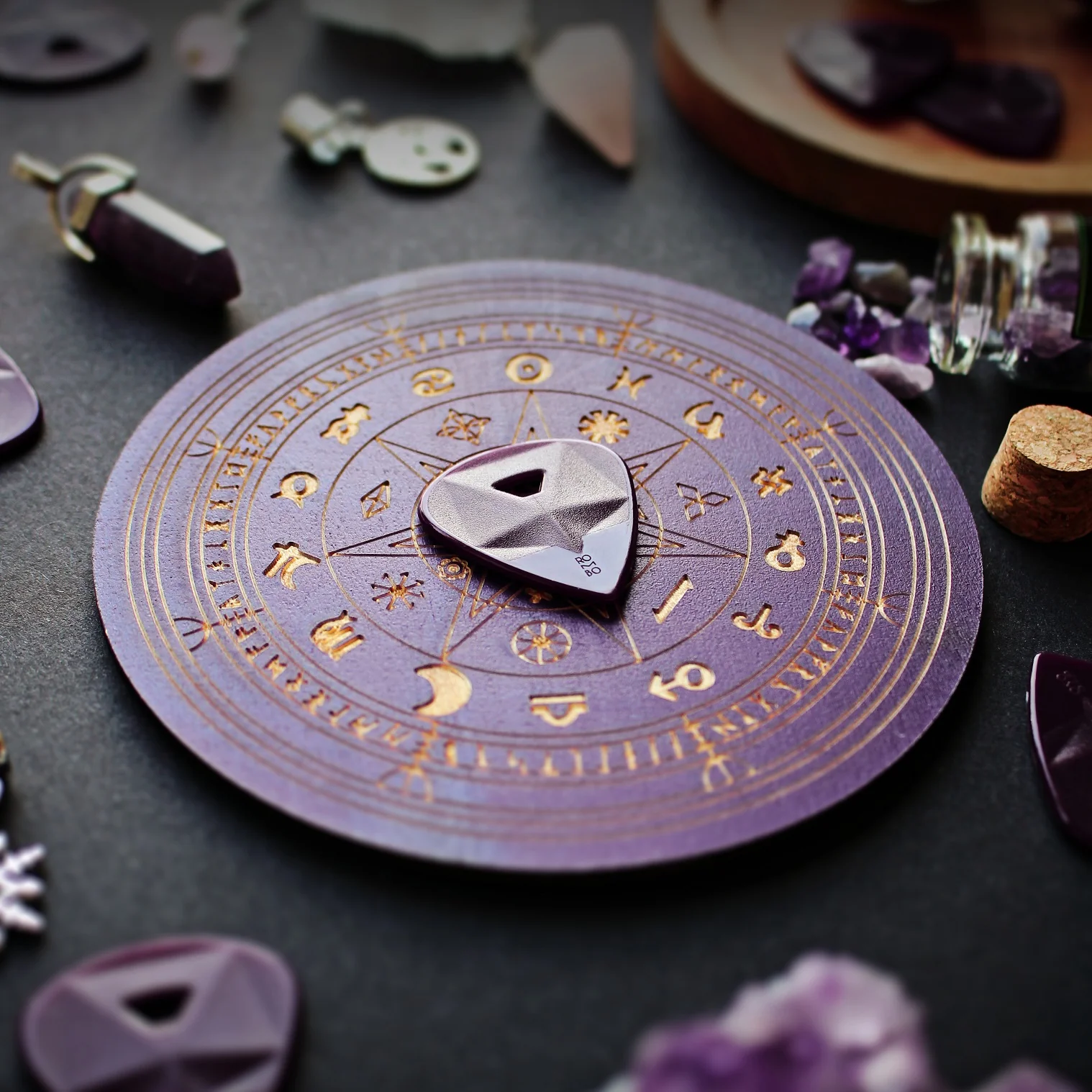 Guitar Pick Set Rombo Diamond Special Edition Mystic Violett (4 Guitar Picks) - 2 mm - Image 8