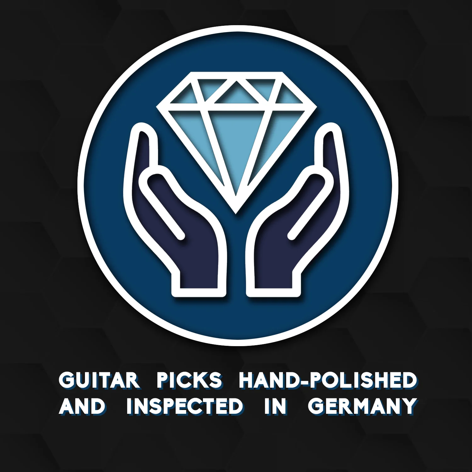 Guitar Pick Set Rombo Crisp CrystalBright (4 Guitar Picks) - 1 mm - Image 3