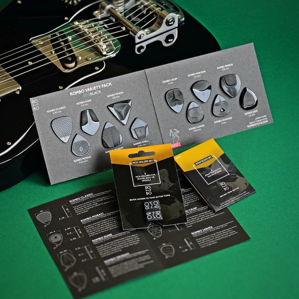 Guitar Pick Sets EcoBlack