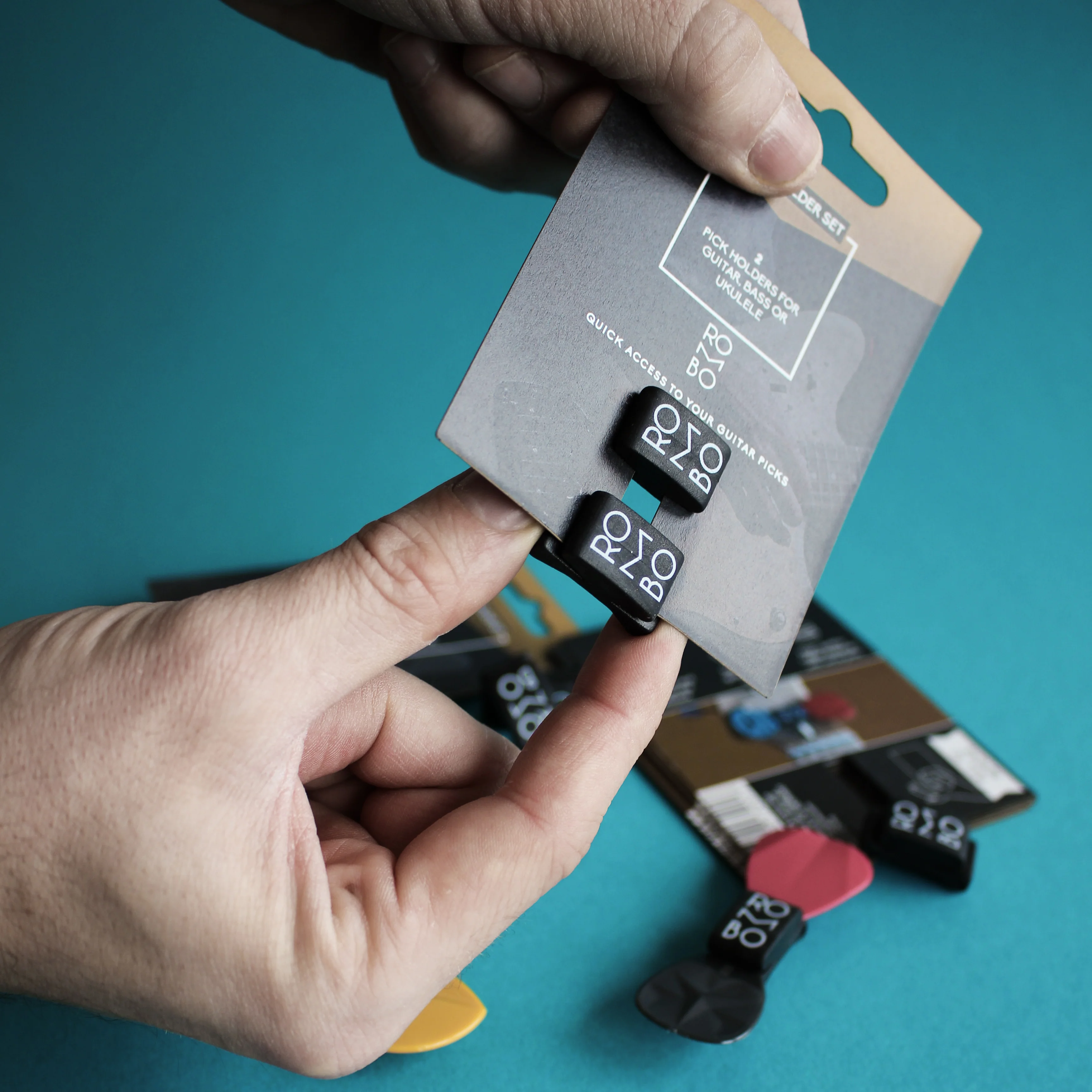 Guitar Pick Holder Rombo Set (2 Guitar Pick Holders) - Image 5