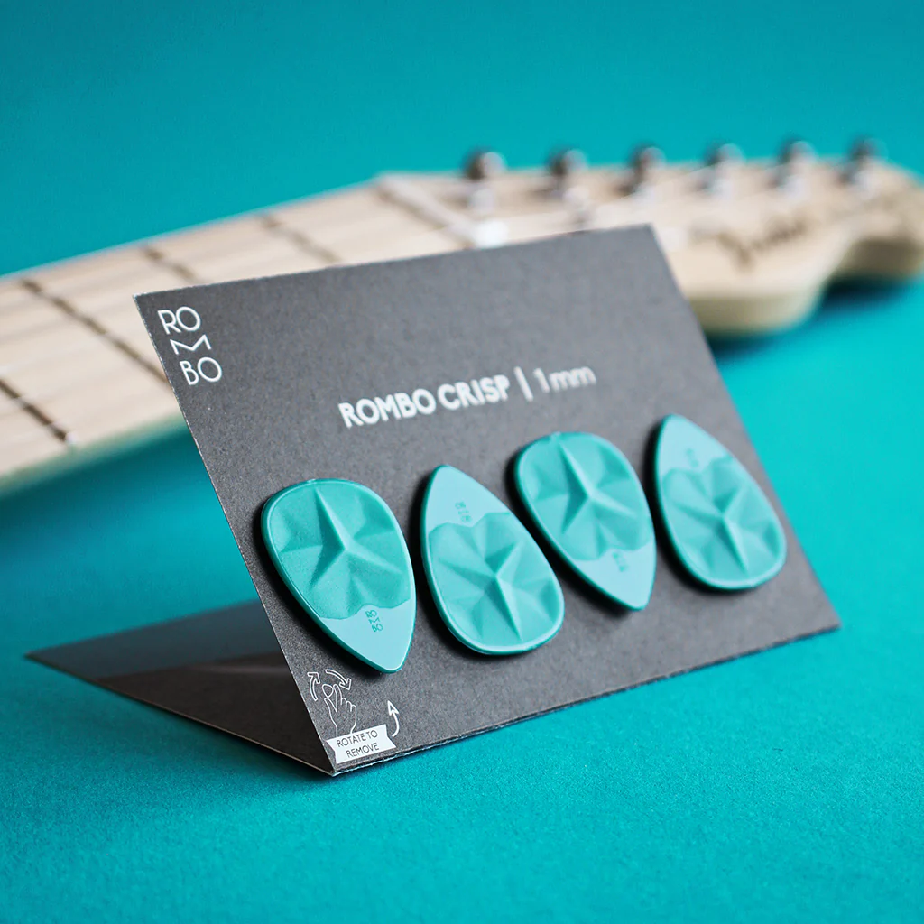 Guitar Pick Set Rombo Crisp (4 Guitar Picks) - 1 mm - Image 3