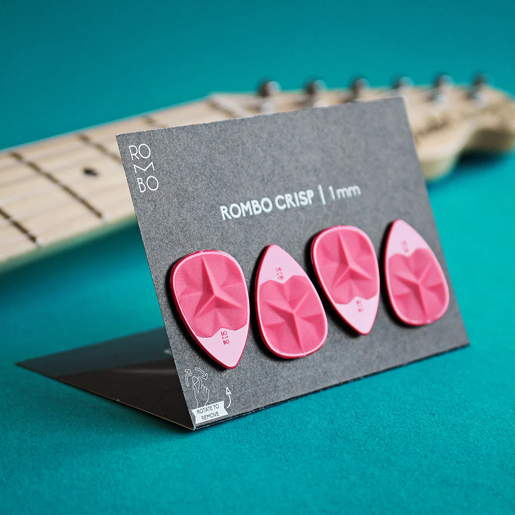 Guitar Pick Set Rombo Crisp (4 Guitar Picks) - 1 mm - Image 4