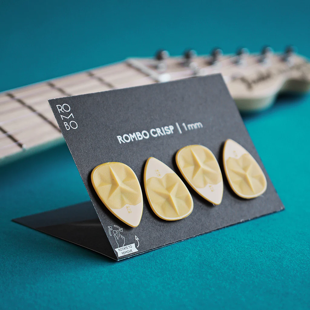 Guitar Pick Set Rombo Crisp (4 Guitar Picks) - 1 mm - Image 5