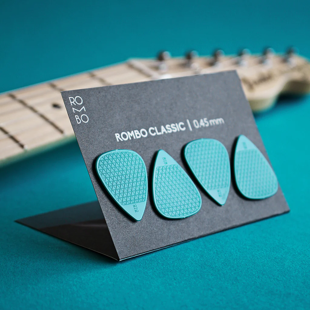 Guitar Pick Set Rombo Classic (4 Guitar Picks) - 0,45 mm - Image 3
