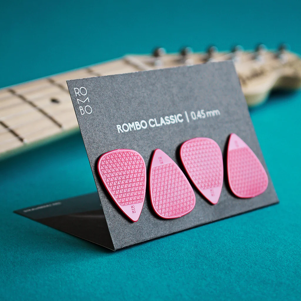 Guitar Pick Set Rombo Classic (4 Guitar Picks) - 0,45 mm - Image 4