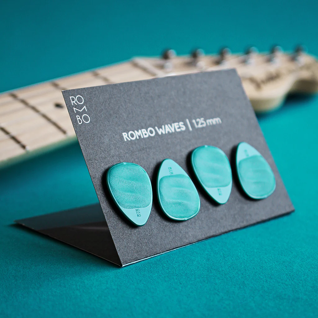 Guitar Pick Set Rombo Waves (4 Guitar Picks) - 1,25 mm - Image 3